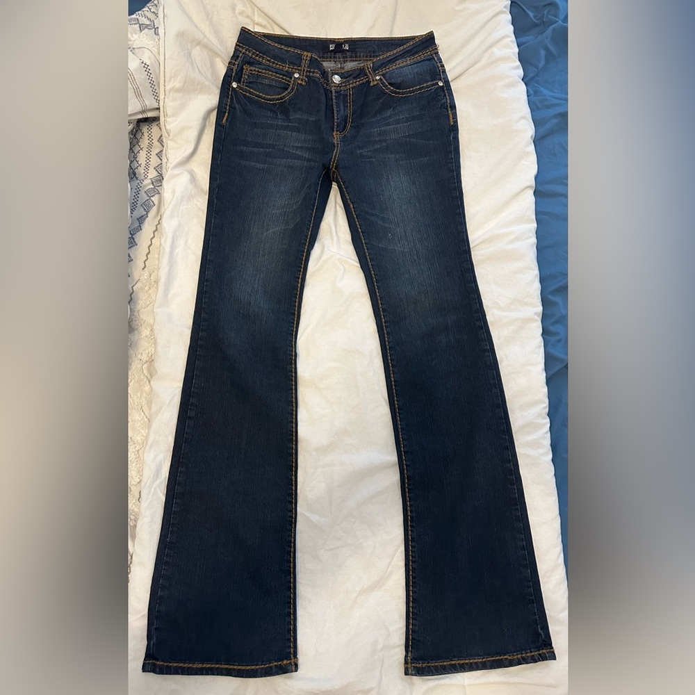 Forever 21 Women’s Premium Blue Jeans Classic Dark Wash size 29 Long - Picture 6 of 6